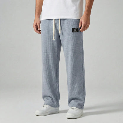 Mens Lounge Wear Trousers With Drawstring Waist - Caspar