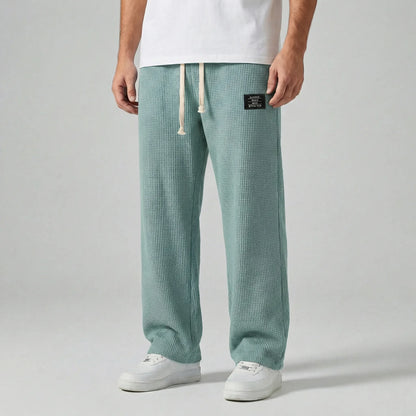 Mens Lounge Wear Trousers With Drawstring Waist - Caspar