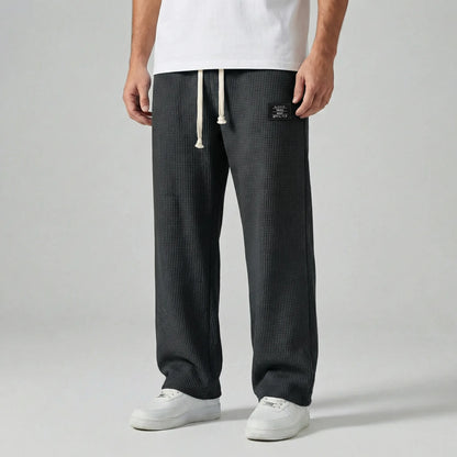 Mens Lounge Wear Trousers With Drawstring Waist - Caspar