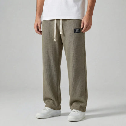 Mens Lounge Wear Trousers With Drawstring Waist - Caspar