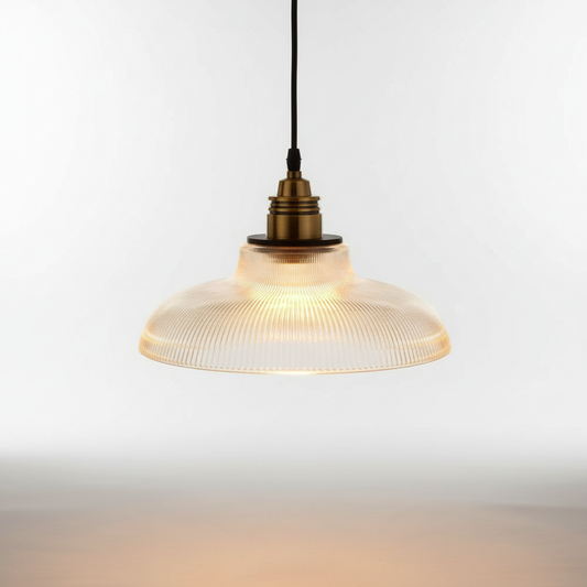 Metall Glas Pendelleuchte Modern - AmbiGlow