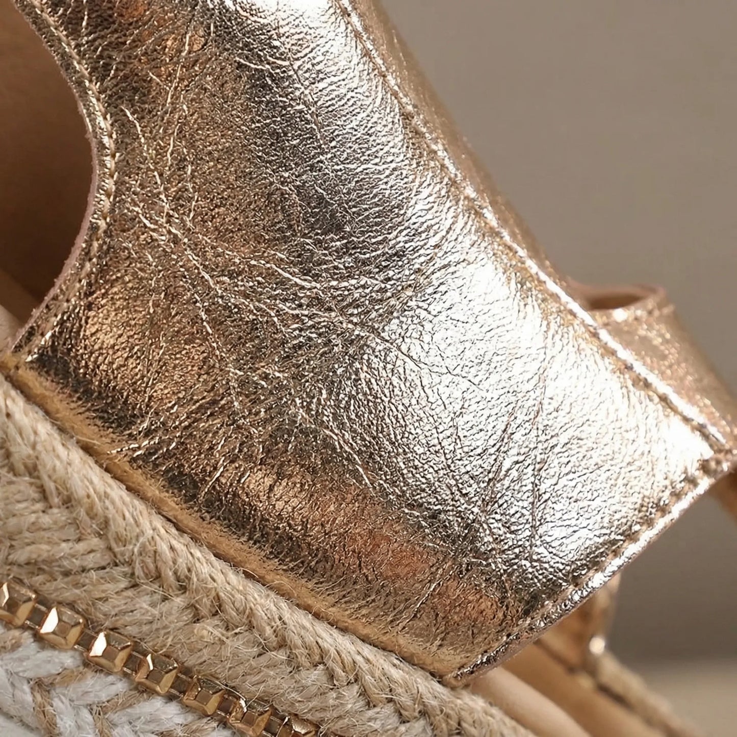 Metallic Finish Platform Sandal For Women - Sadie