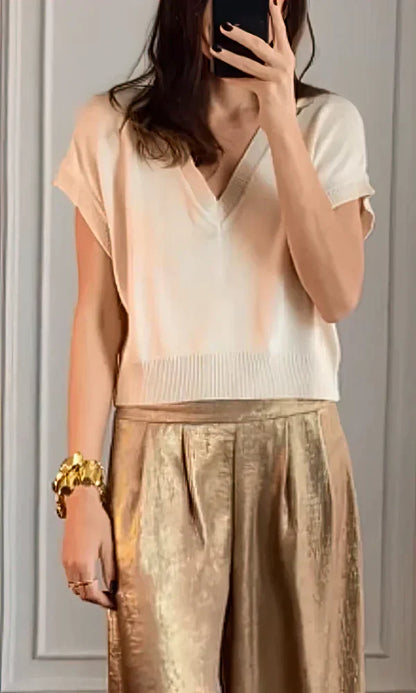Metallic Shimmer Co-Ord Set For Women - Leigh