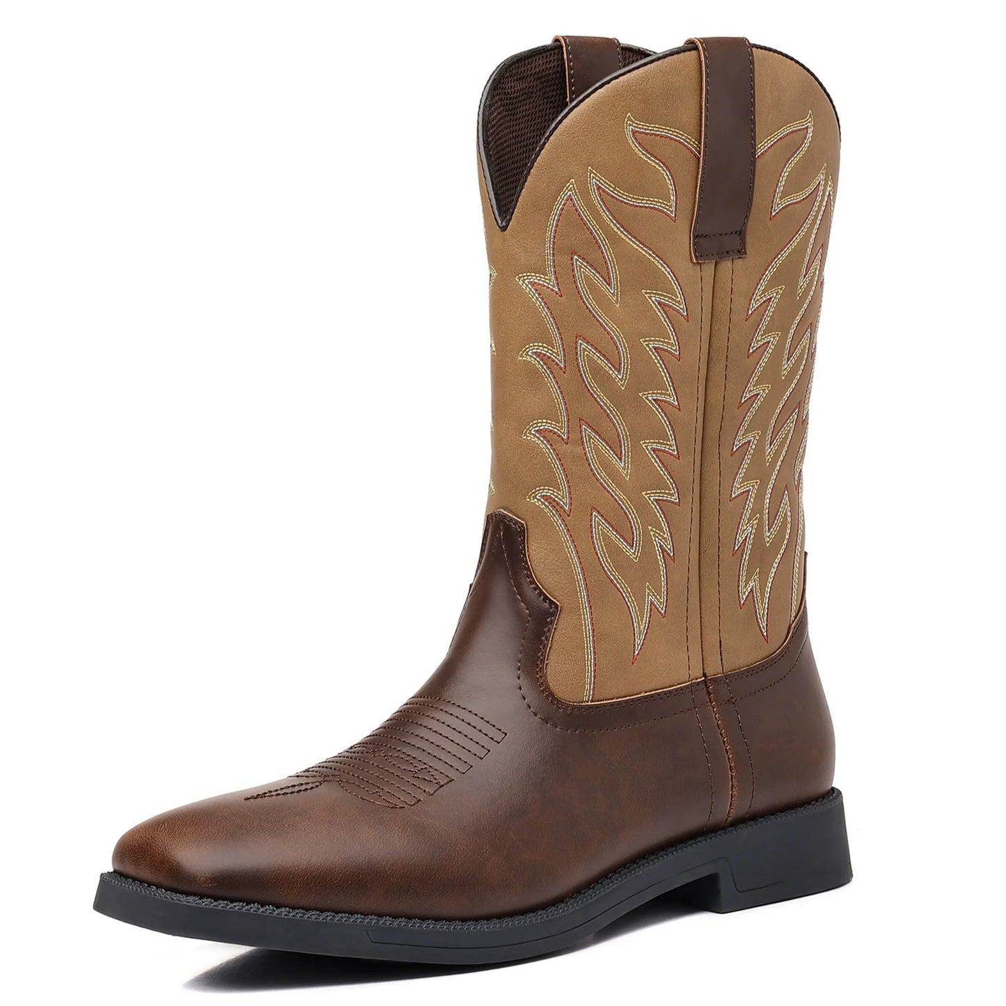 Mid-Calf Cowboy-Style Boot - Ismael