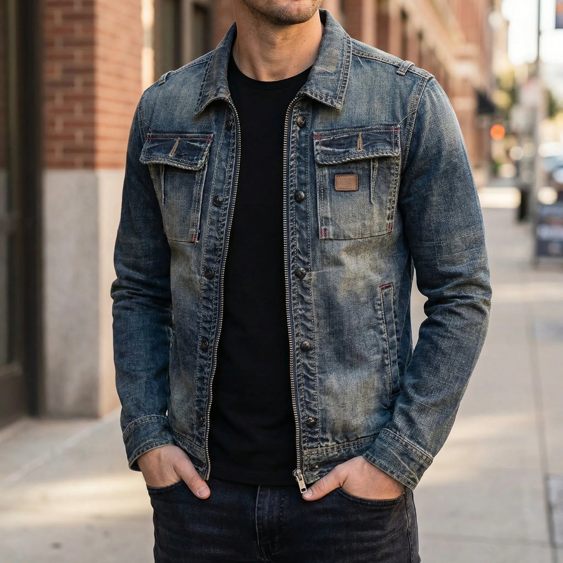 Midweight Button-Up Jacket - Quirin
