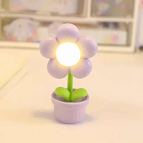 BlossomGlow Small Flower Soothing Table Lamp