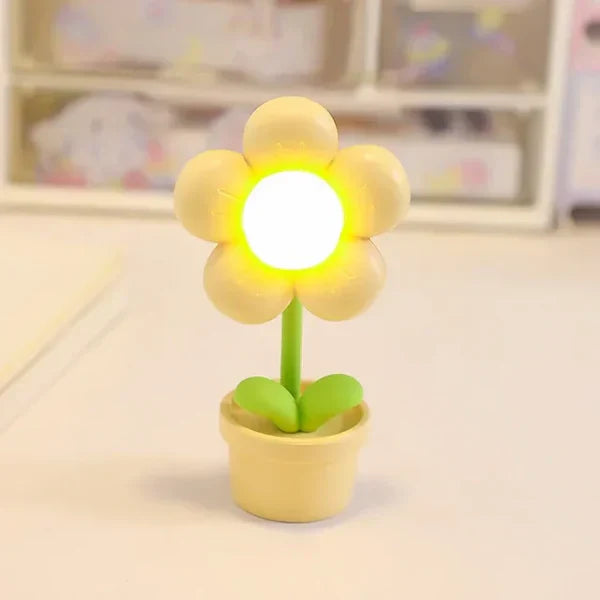 BlossomGlow Small Flower Soothing Table Lamp
