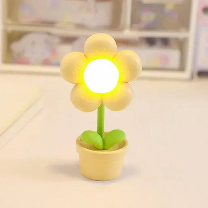 BlossomGlow Small Flower Soothing Table Lamp