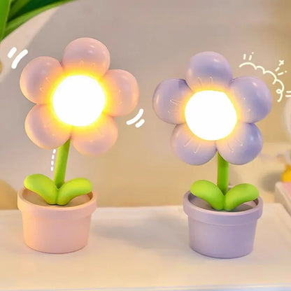 BlossomGlow Small Flower Soothing Table Lamp