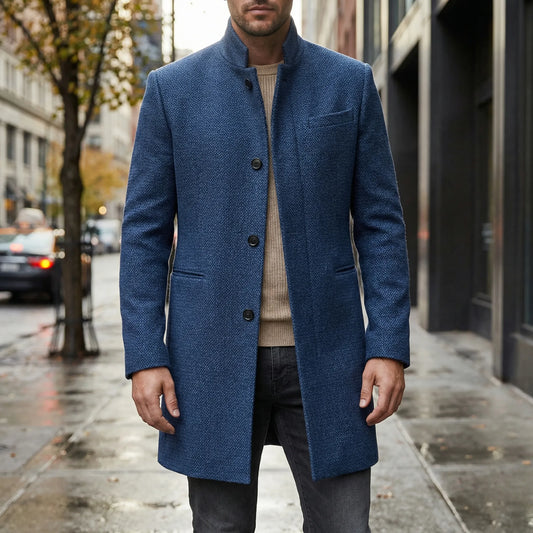 Minimalist Single-Breasted Coat - Loris