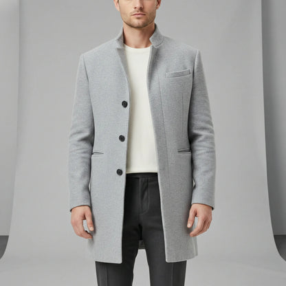 Minimalist Single-Breasted Coat - Loris