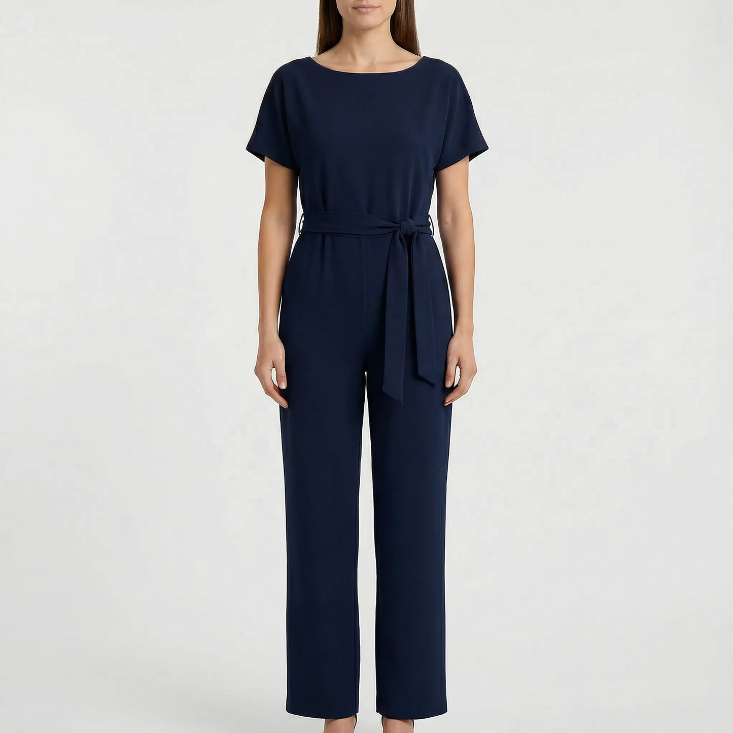 Minimalist Wide-Leg Jumpsuit - Lavinia