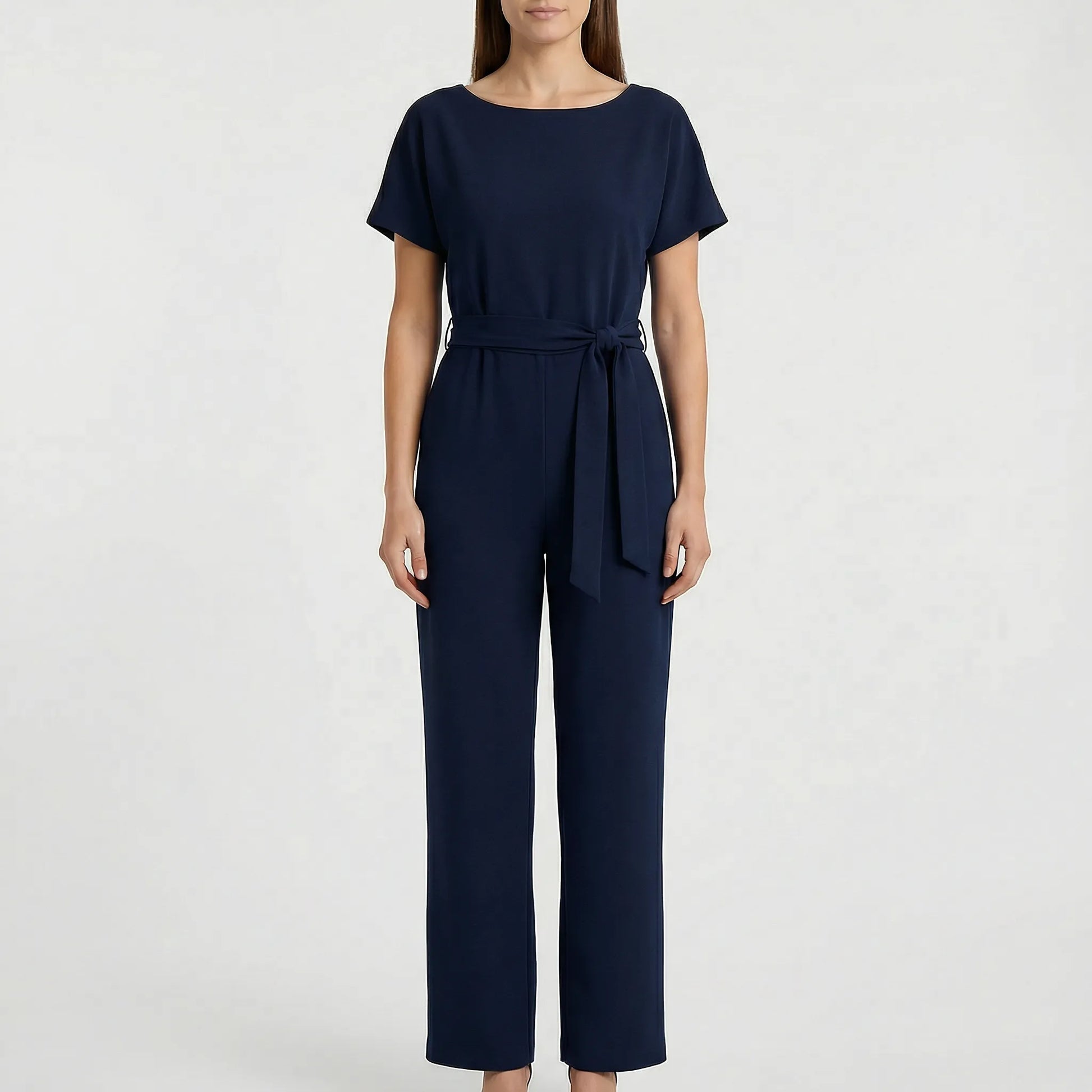 Minimalist Wide-Leg Jumpsuit - Lavinia