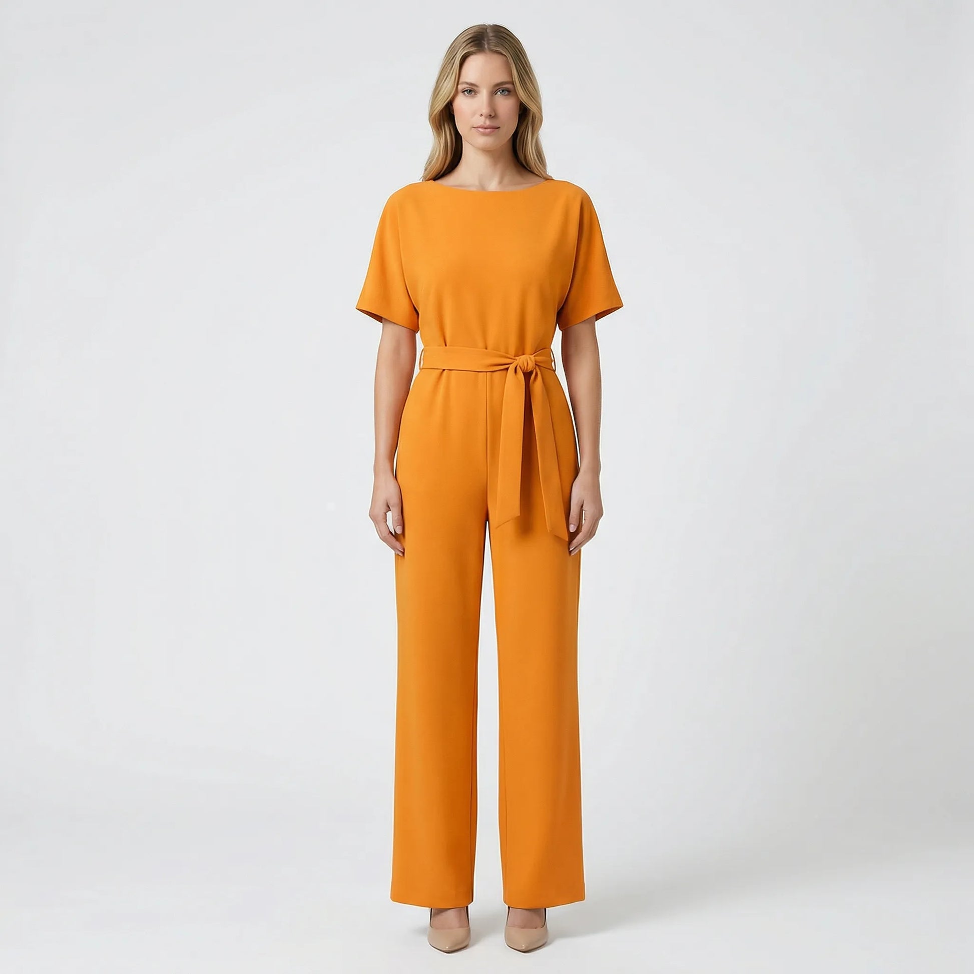 Minimalist Wide-Leg Jumpsuit - Lavinia