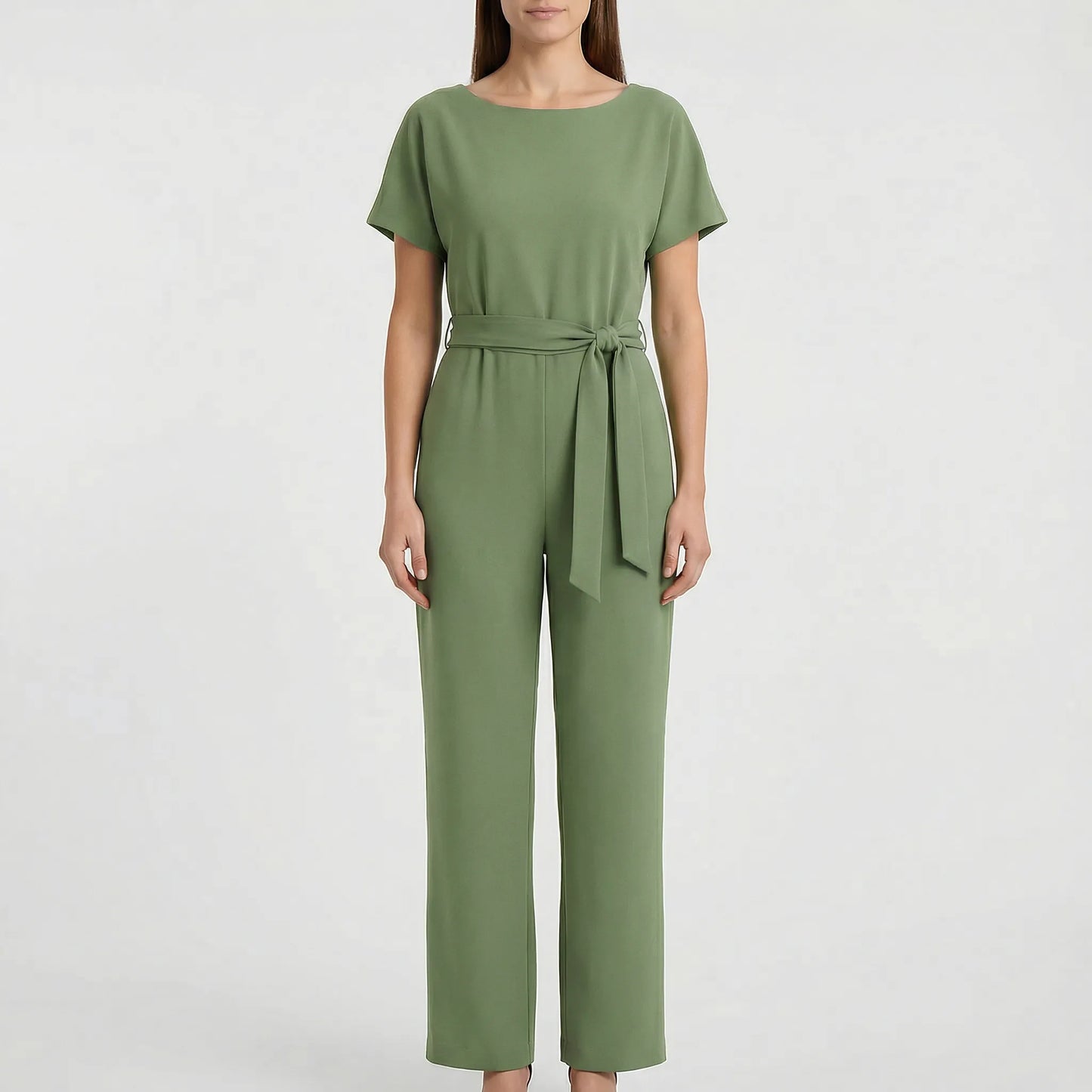 Minimalist Wide-Leg Jumpsuit - Lavinia