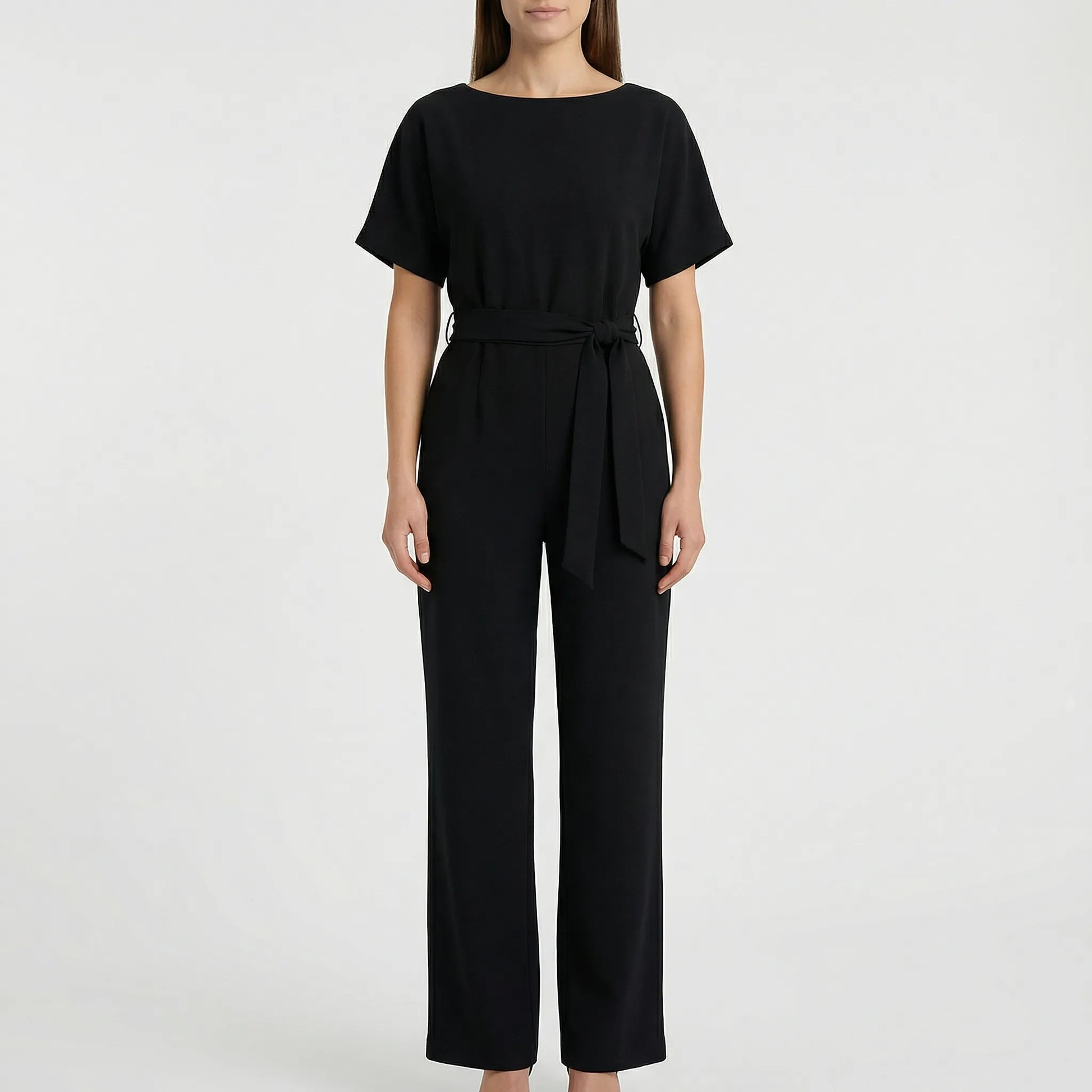 Minimalist Wide-Leg Jumpsuit - Lavinia
