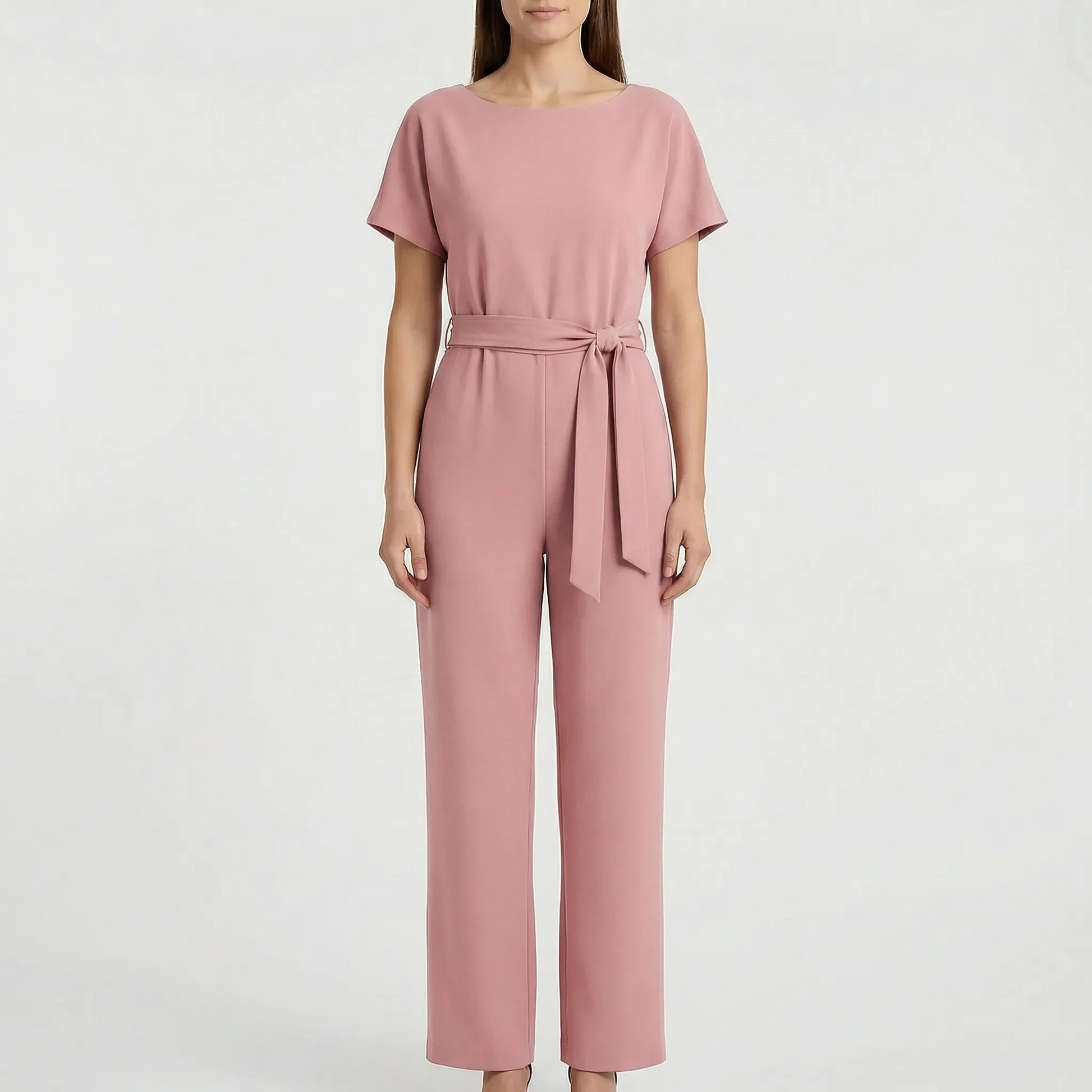 Minimalist Wide-Leg Jumpsuit - Lavinia