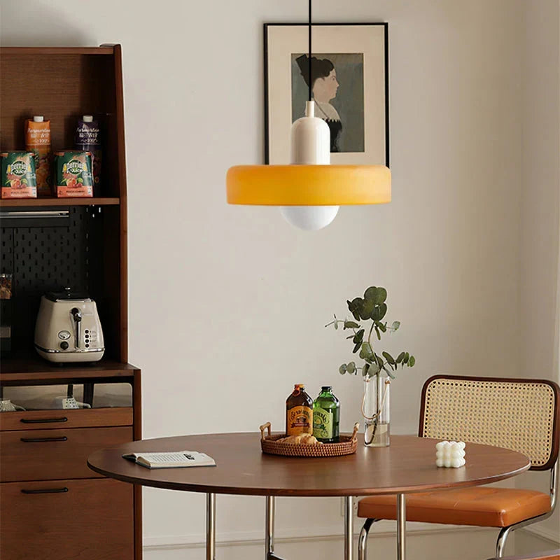 Bauhaus Stained Glass Pendant Lamp 9
