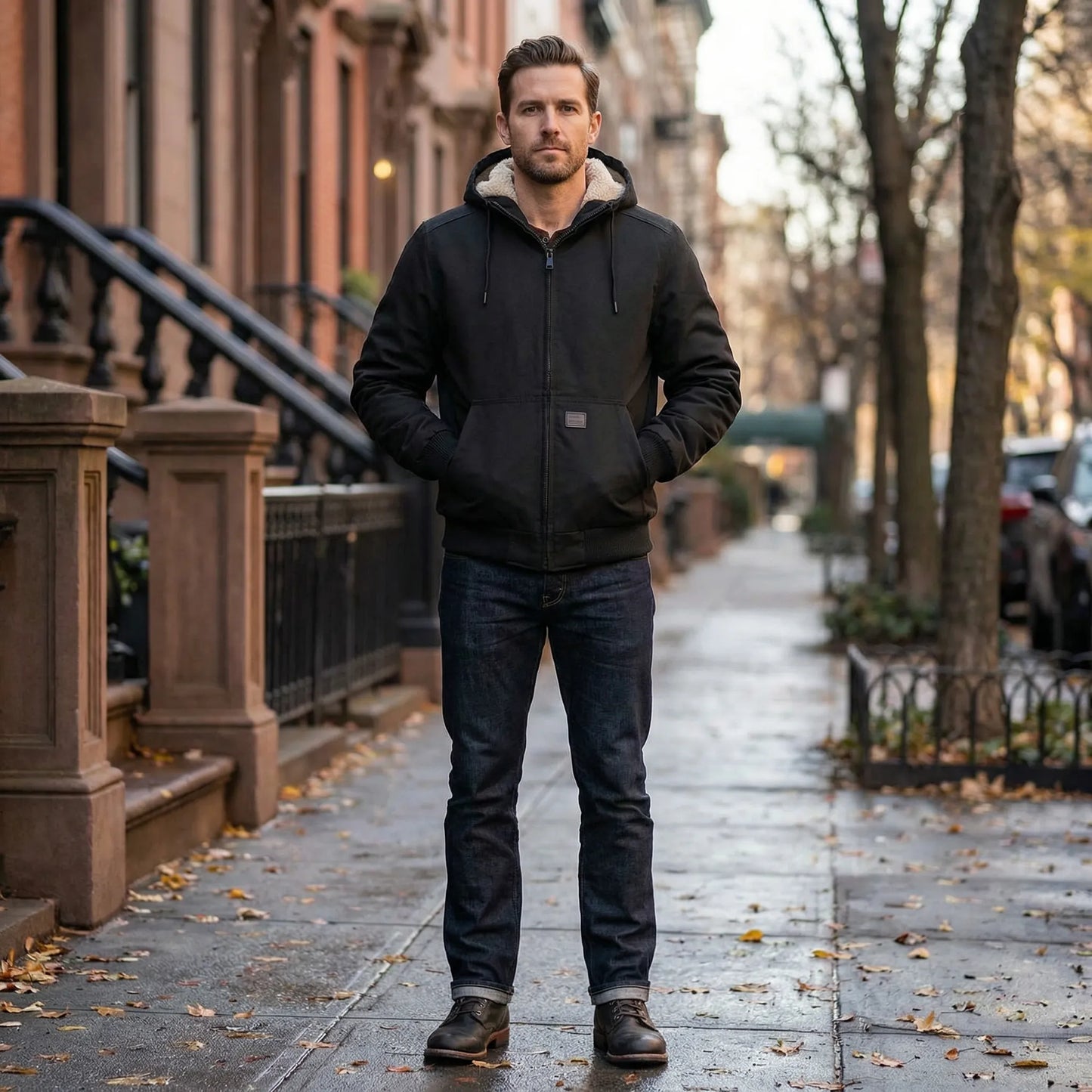 Modern Hooded Bomber Jacket - Arvid
