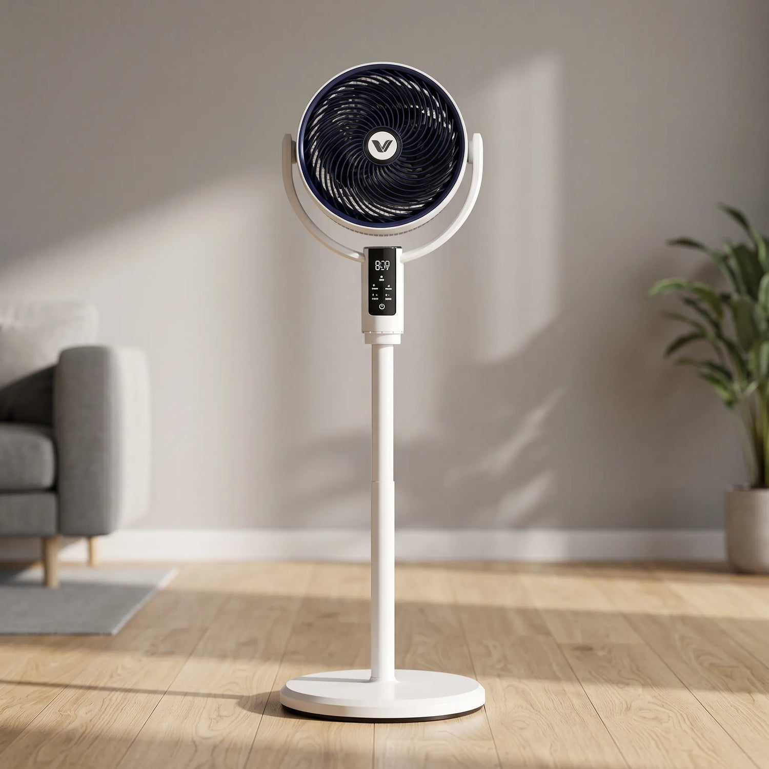 Modern Oscillating Floor Fan - Zephyris