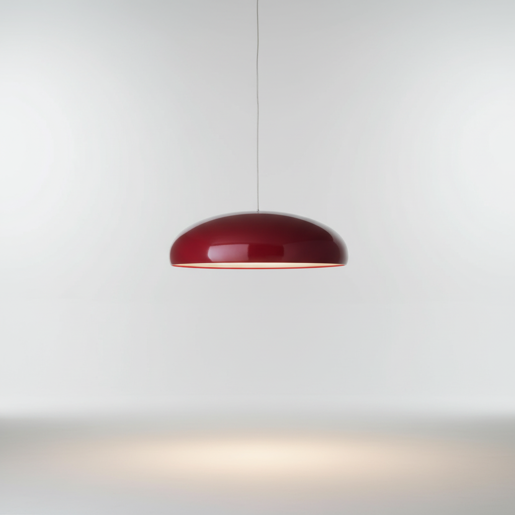 Moderne Runde Pendelleuchte Metall - Glowline