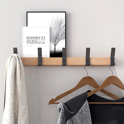 Wall Coat Rack with Movable Hooks – Nordhook