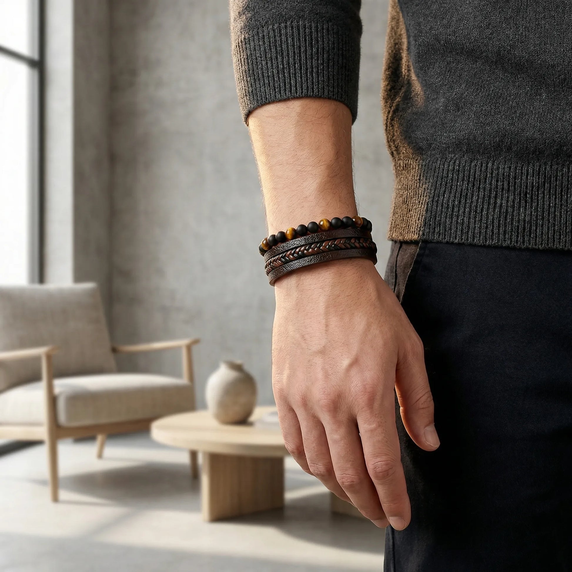 Multi-Strand Men's Bracelet - Jari