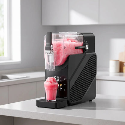 Multifunctional Slushy Maker Machine With A Digital Touch Display - Chillix