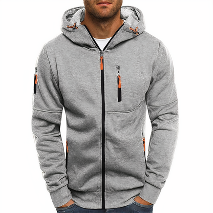 Fashionable zip-up hoodie - Markus