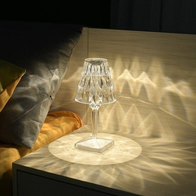 Acrylic Crystal Table Lamp - LuxeGlow
