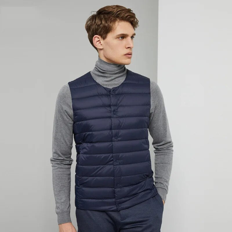 Ultralight down vest for men – Laurent