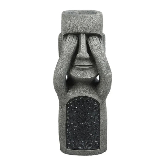 Easter Island Pot Plant Figure with LED Light - MoaiGlow