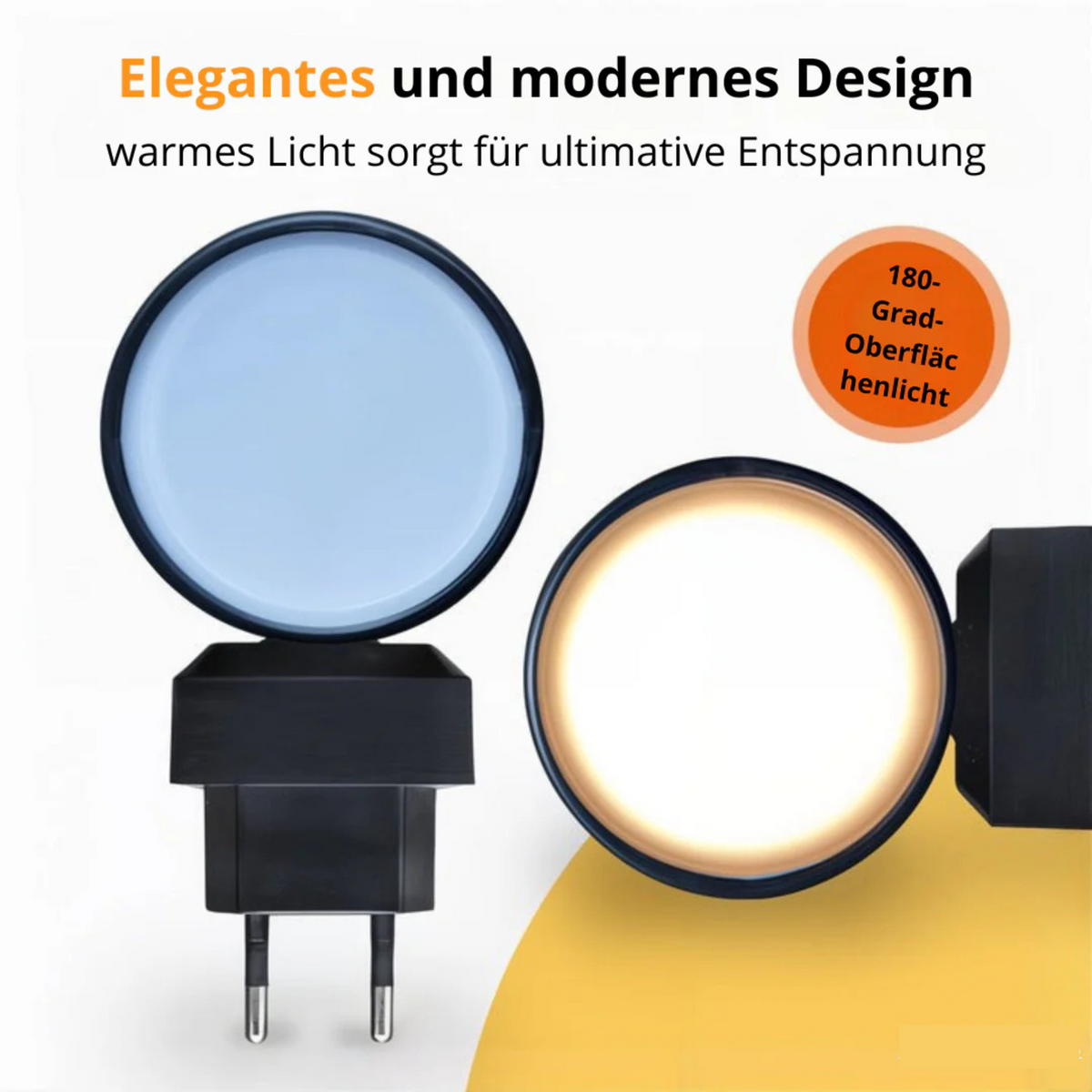 NightLuxe Bauhaus Design Night Lamp - Dimmable LED 9