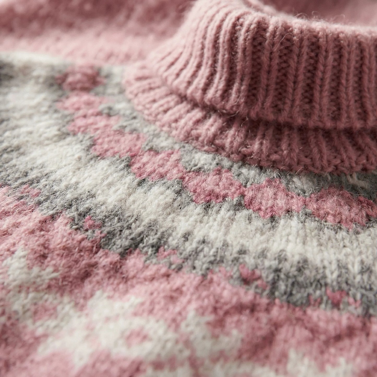 Nordic-Inspired Winter Knit Jumper - Paula