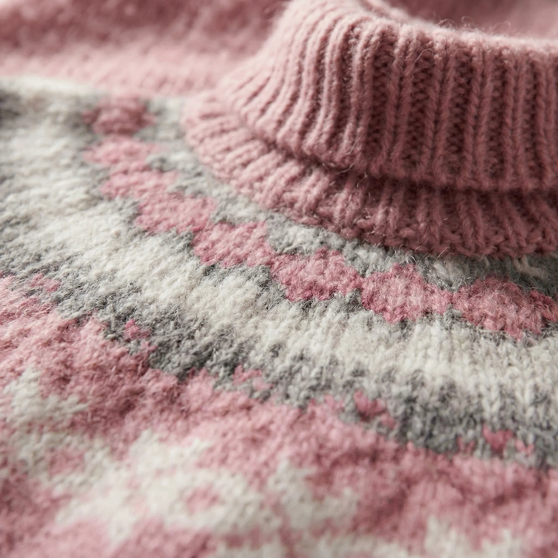 Nordic-Inspired Winter Knit Jumper - Paula