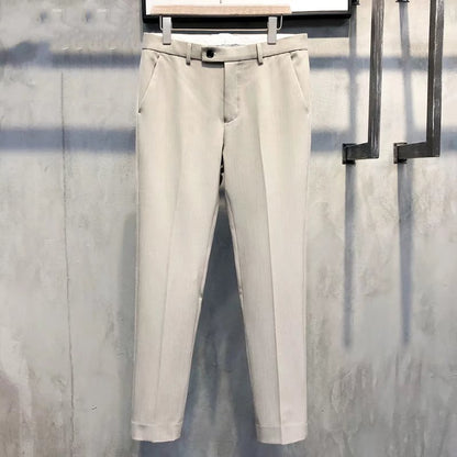 Slim Fit Formal Men's Trousers – Milan
