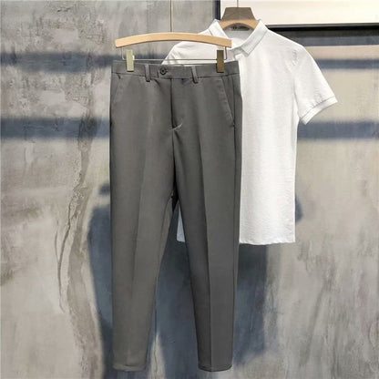 Slim Fit Formal Men's Trousers – Milan