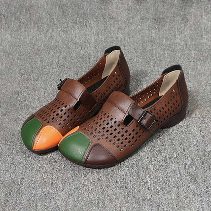 Ladies' autumn sandals with buckle – Zoë