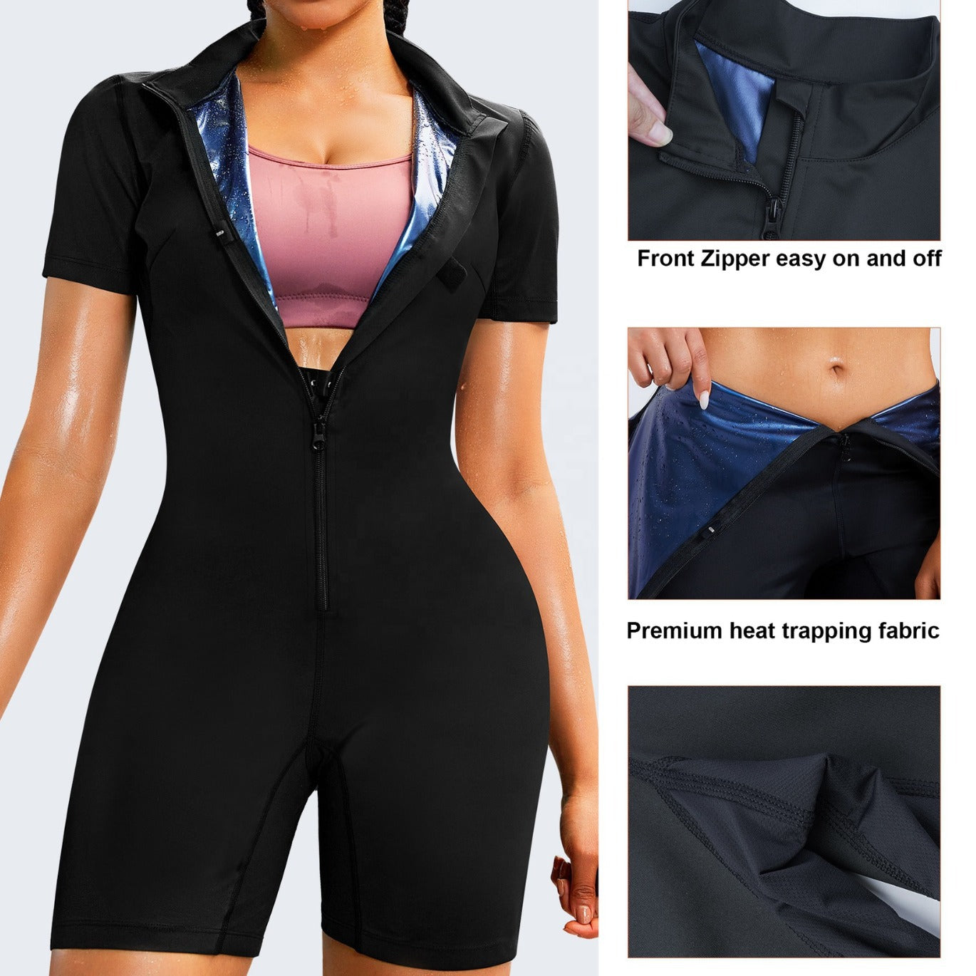Full Body Shaper Sauna Suit – Celina