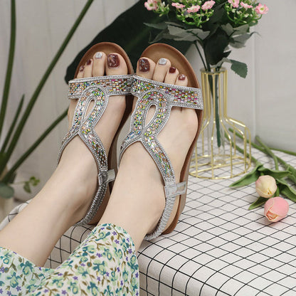 Luxury ladies' wedge sandals – Celeste