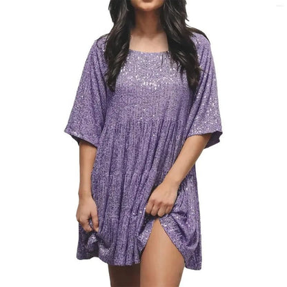 A-line Dress - ShimmerFlow