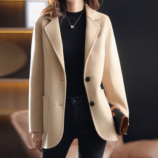 Ladies Tweed Autumn & Winter Coat - Aurelia