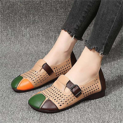 Ladies' autumn sandals with buckle – Zoë