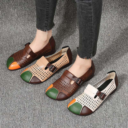 Ladies' autumn sandals with buckle – Zoë
