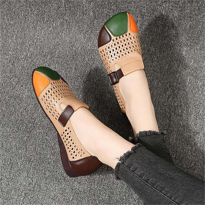 Ladies' autumn sandals with buckle – Zoë