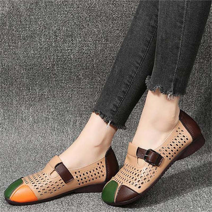 Ladies' autumn sandals with buckle – Zoë