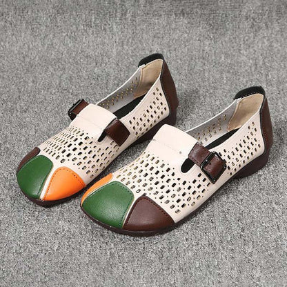 Ladies' autumn sandals with buckle – Zoë