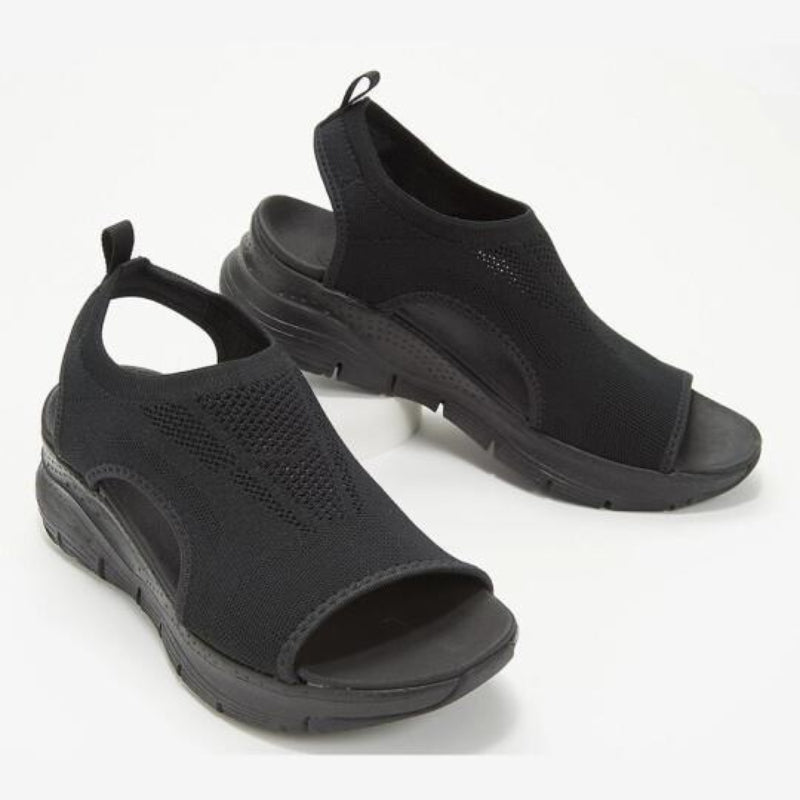 Mesh platform sandals for women – Nova