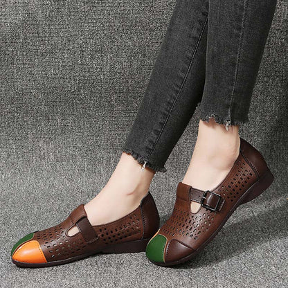 Ladies' autumn sandals with buckle – Zoë