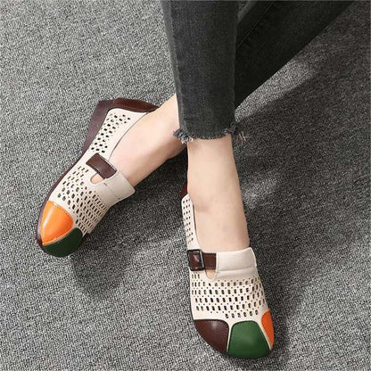 Ladies' autumn sandals with buckle – Zoë